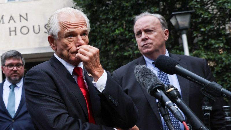 Peter Navarro: Former Trump adviser convicted of contempt of Congress charges